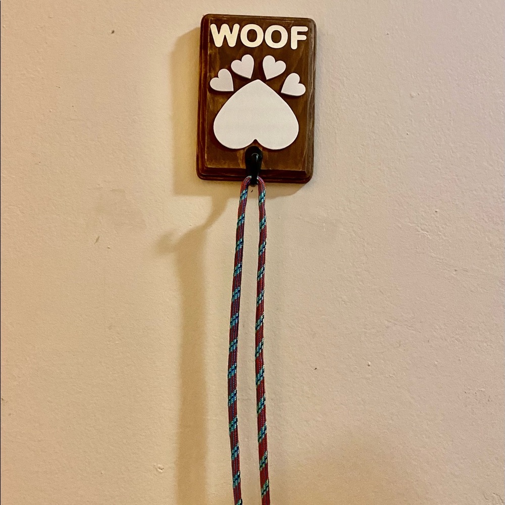 Dog Leash Holder Hook NWT Brand New Custom Made